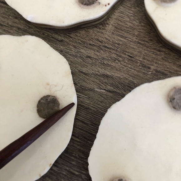 Vtg Lucite Seashell Coaster Set - Picture 6 of 9